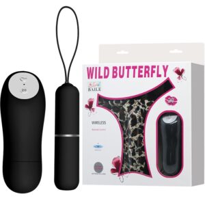 BAILE – CALCINHA FIO DENTAL COM VIBRADOR BALA E CONTROLE REMOTO PRETA