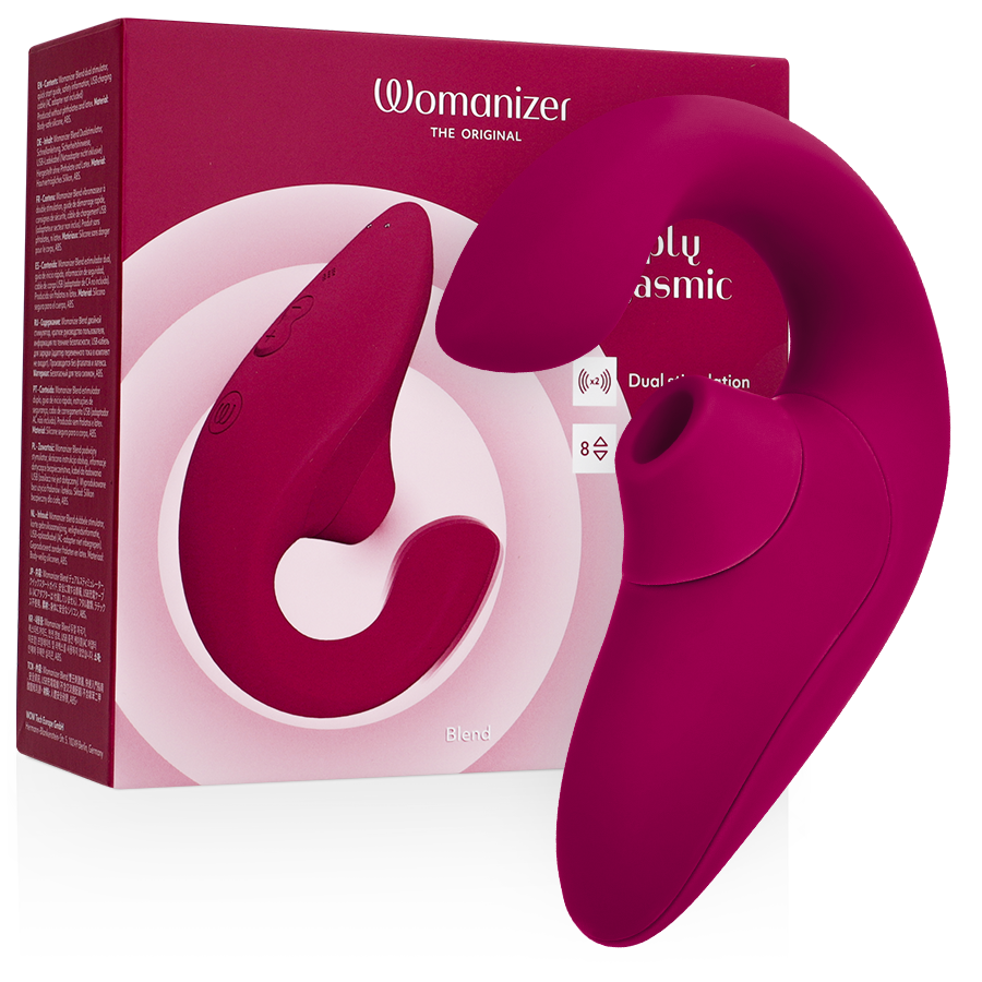 Mercadox WOMANIZER - VIBRADOR ESTIMULADOR BLEND RABBIT ROSA VIBRANTE