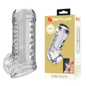 PRETTY LOVE – CAPA PENIANA TRANSPARENTE TEXTURIZADA