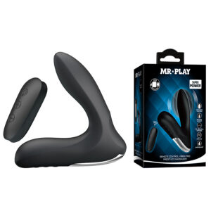 MR PLAY – MASSAGEADOR DE PRÓSTATA COM CONTROLE REMOTO DE VIBRAÇÃO
