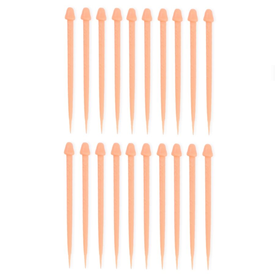 Mercadox DIABLO PICANTE - PALITOS DE CARNE EM FORMATO DE PÊNIS DE ARANHA - 20 UNIDADES