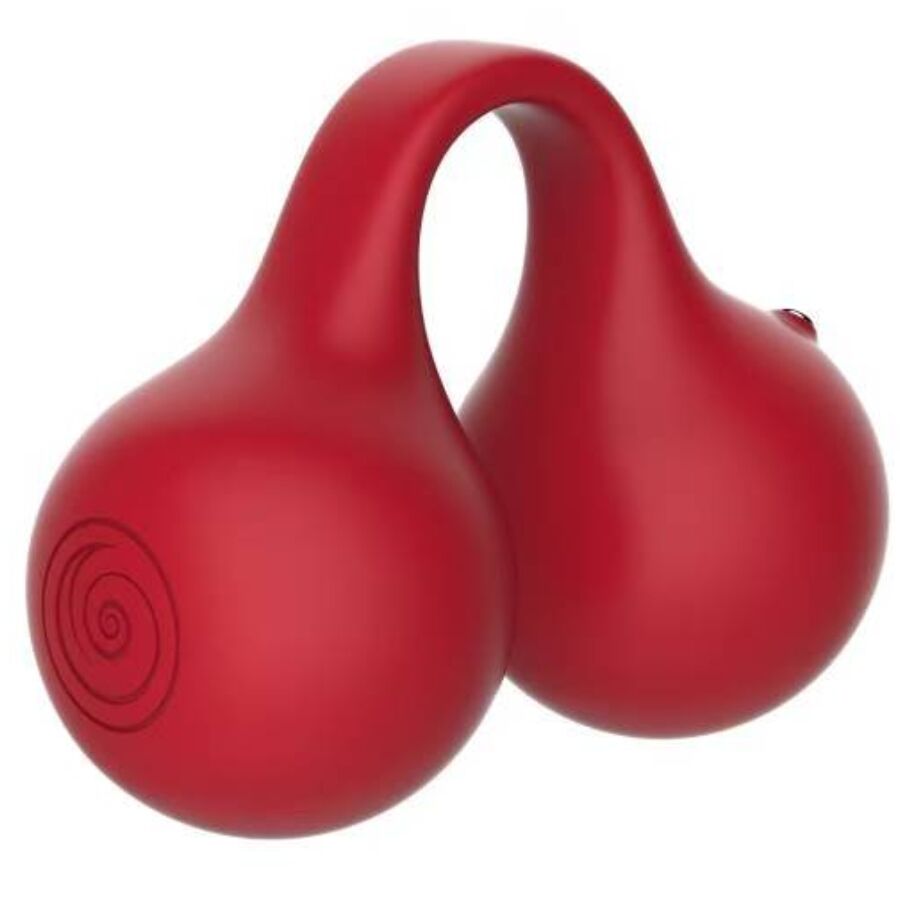 Mercadox SNAIL VIBE - TWINN VIBRADOR DE DEDO CHERRY
