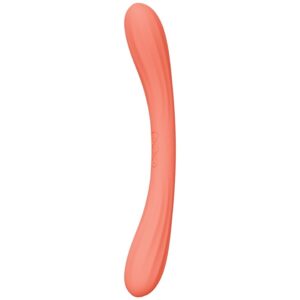 LELO – BOOMERANG VIBRADOR DE PONTA DUPLA VERMELHO CORAL