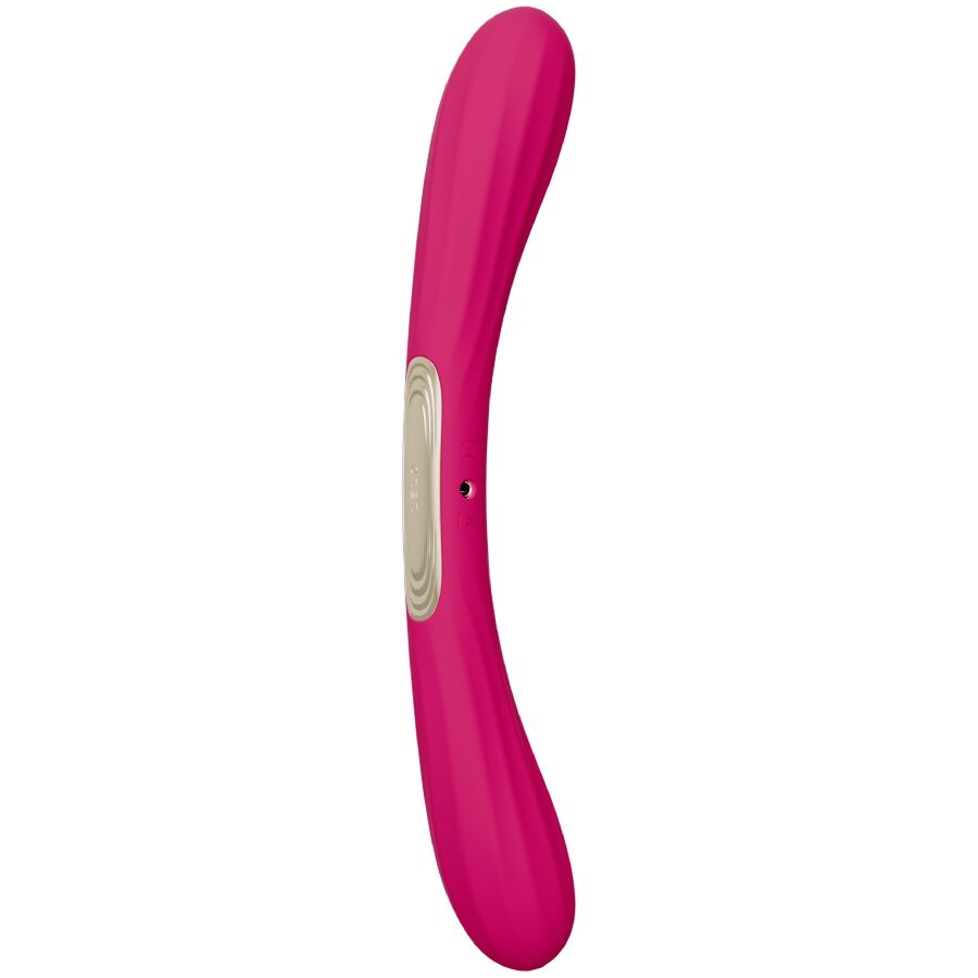 Mercadox LELO - BOOMERANG VIBRADOR DE PONTA DUPLA CEREJA