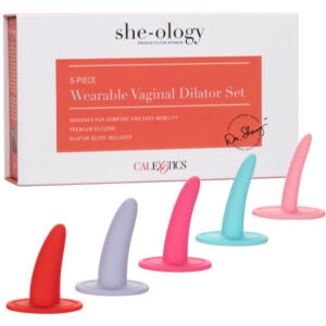 CALEXOTICS – KIT 5 PCS DILATADORES VAGINAIS OU ANAIS MULTICOLOR