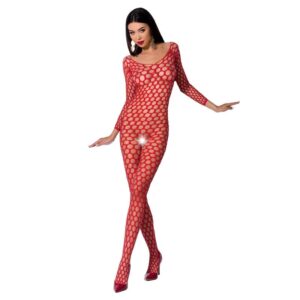 PASSION – WOMAN BS077 BODYSTOCKING TAMANHO ÚNICO VERMELHO