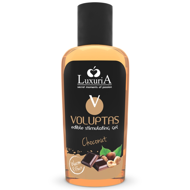 Mercadox INTIMATELINE LUXURIA - VOLUPTAS GEL DE MASSAGEM COMESTÍVEL EFEITO AQUECEDOR - CHOCONUT 100 ML