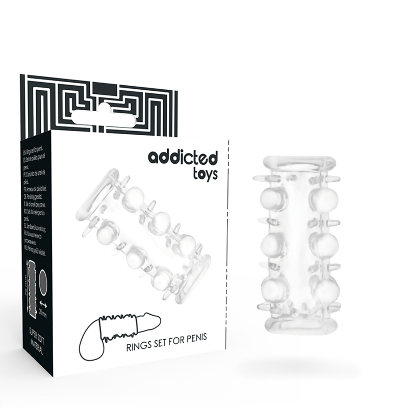 Mercadox ADDICTED TOYS - PÊNIS MANGA TRANSPARENTE