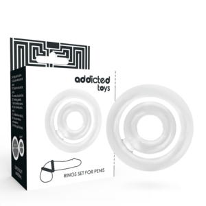 ADDICTED TOYS – POTENZ- C-RING PÊNIS TRANSPARENTE