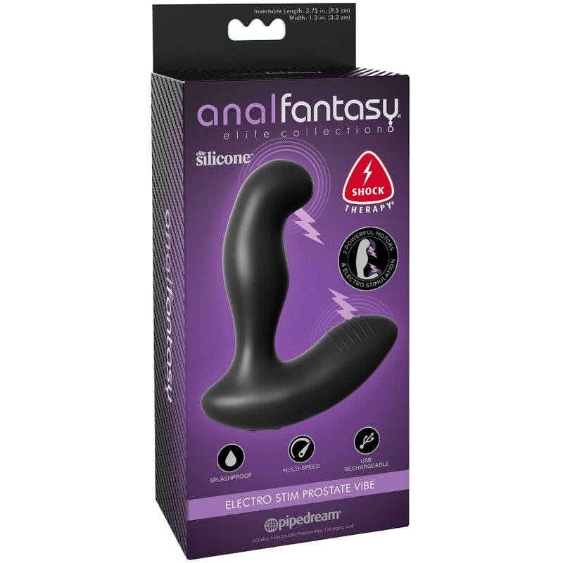 Mercadox ANAL FANTASY ELITE COLLECTION -MASSAGER DE PRÓSTATA VIBRADOR ELECTRO STIM