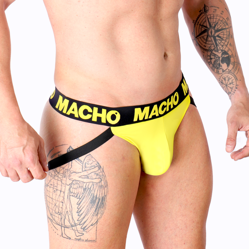 MACHO - MX25A JOCK LYCRA AMARELO S - Image 2