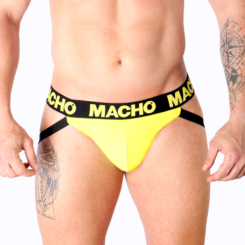 Mercadox MACHO - MX25A JOCK LYCRA AMARELO S