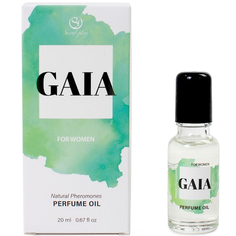 Mercadox SECRETPLAY - GAIA PERFUME NATURAL FEROMONAS EM ÓLEO PARA MULHERES 20 ML