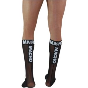 MACHO – MEIAS FINAS TAMANHO ÚNICO PRETO