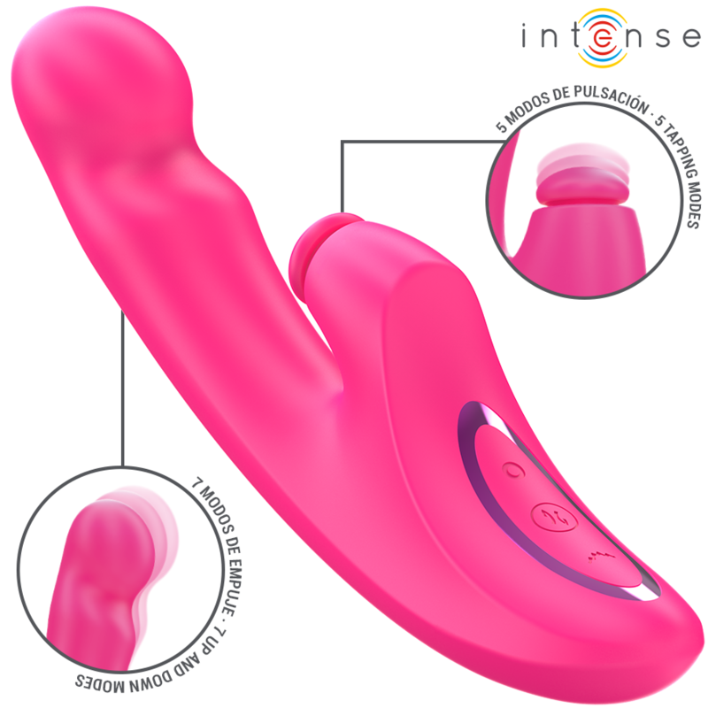 5 CM MULTIFUNCIONAL 3 EM 1 10 VIBRAÇÕES ROSA