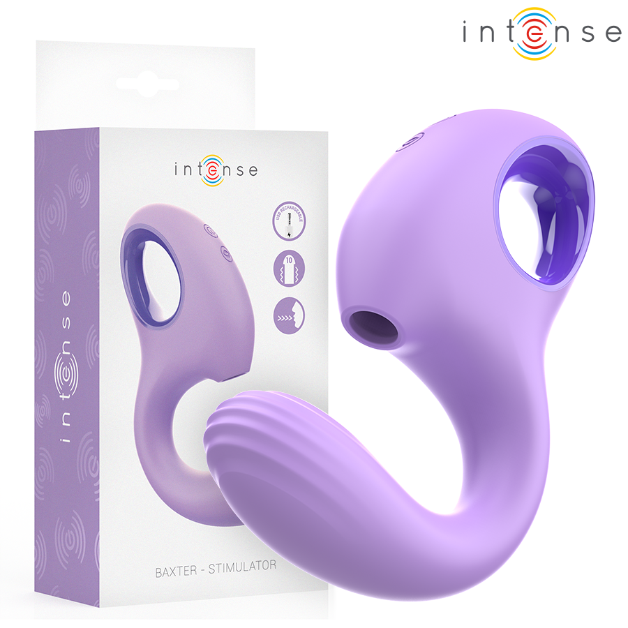 Mercadox INTENSE - VIBRADOR E ESTIMULADOR BAXTER VIOLET