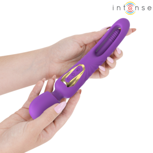 INTENSE – VARINHA VIBRATÓRIA CHRISTY COM LÍNGUA QUE GIRA