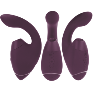 WOMANIZER – DUO NEXT Estimulador Duplo de Clitóris e Ponto G Roxo Escuro