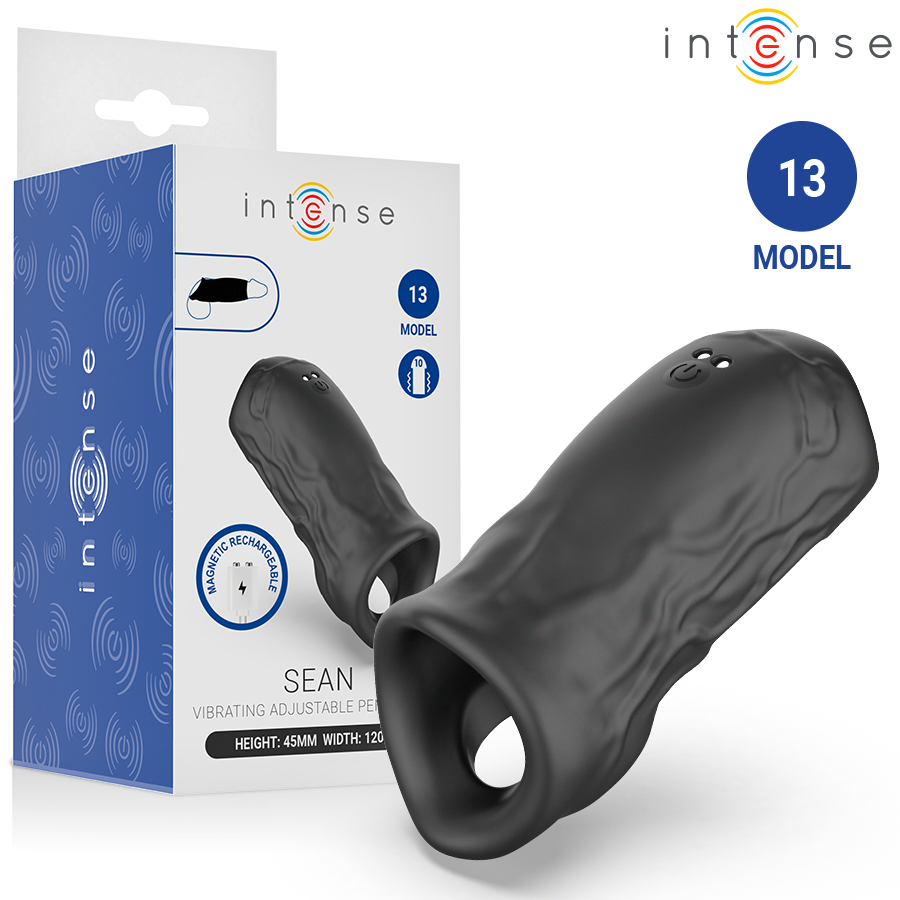 Mercadox INTENSE - SEAN ANEL PENIANO VIBRATÓRIO AJUSTÁVEL MODELO 13
