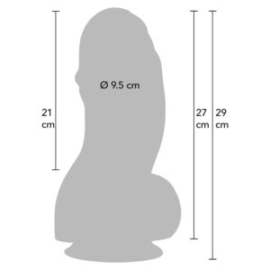 HIDDEN DESIRE – INFERNO DILDO FAT BOYS 27 CM