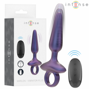 INTENSE – MARLON VIBRADOR ANAL PLUG MODELO 4 CONTROLE REMOTO