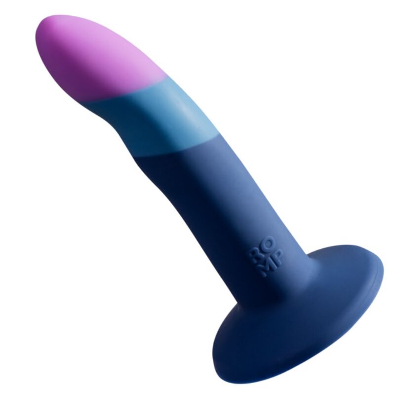 Mercadox ROMP - PICCOLO DILDO DE SILICONE COM VENTOSA TRICOLORIDA 14 CM