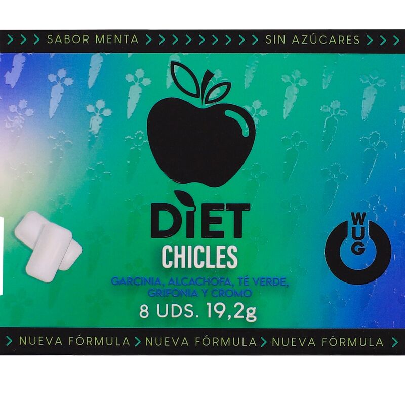 Mercadox WUG DIET - GOMA DE HORTELÃ FUNCIONAL SEM AÇÚCAR
