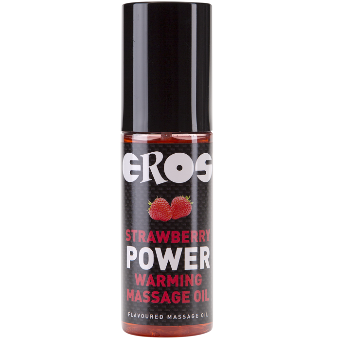 Mercadox ÓLEO DE MASSAGEM DE AQUECIMENTO DE MORANGO EROS MORANGO