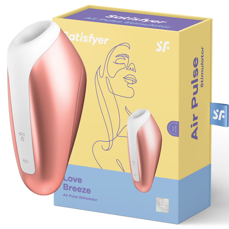 Mercadox SATISFYER - LOVE SUCCIONADOR BREEZE COBRE