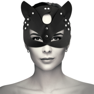 COQUETTE CHIC DESIRE – MSCARA DE COURO VEGANO COM ORELHAS DE GATO