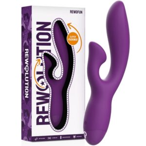 REWOLUTION – VIBRADOR FLEXÍVEL REWOFUN COM COELHO