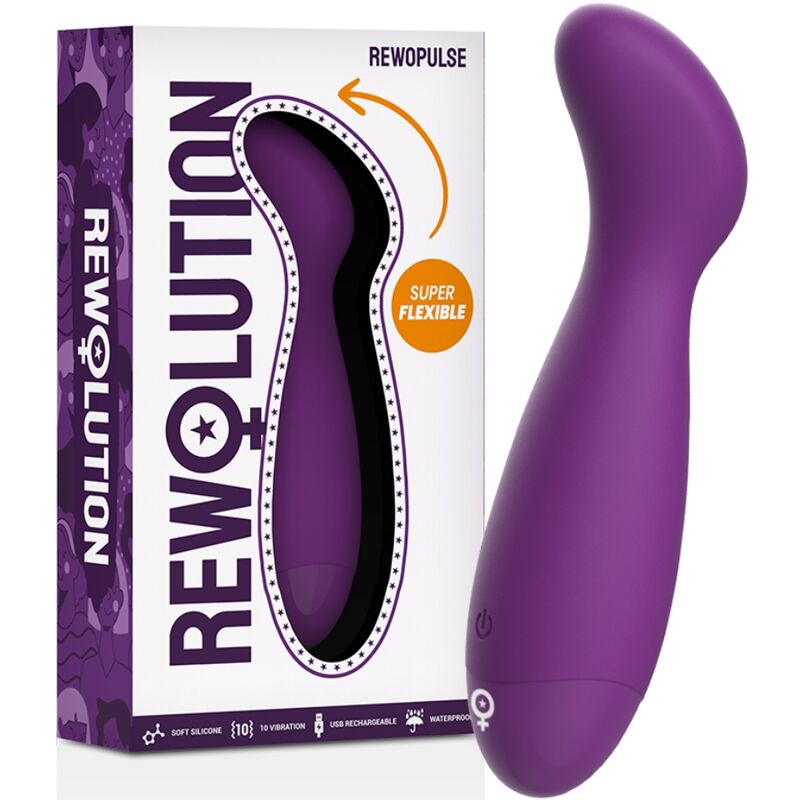 Mercadox REWOLUTION - REWOPULSE VIBRADOR FLEXÍVEL ESTIMULADOR DE PONTO G