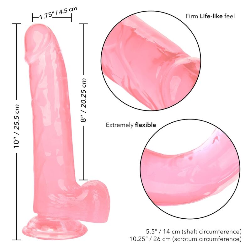 CALEXOTICS - DILDO QUEEN TAMANHO ROSA 20.3 CM - Image 3