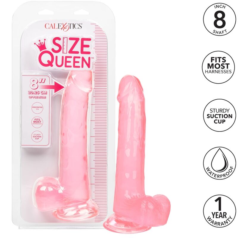 CALEXOTICS - DILDO QUEEN TAMANHO ROSA 20.3 CM - Image 2