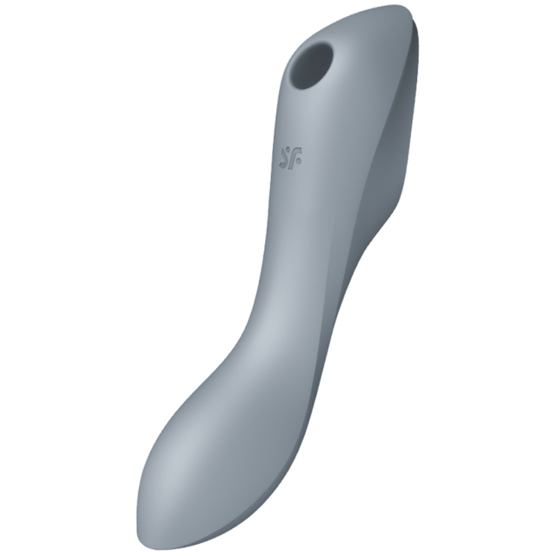 Mercadox SATISFYER - VIBRADOR DE PULSO DE AR CURVY TRINITY 3 CINZA