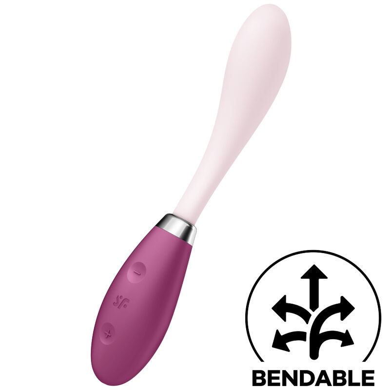 Mercadox SATISFYER - MULTI VIBRADOR G-SPOT FLEX 3 VERMELHO