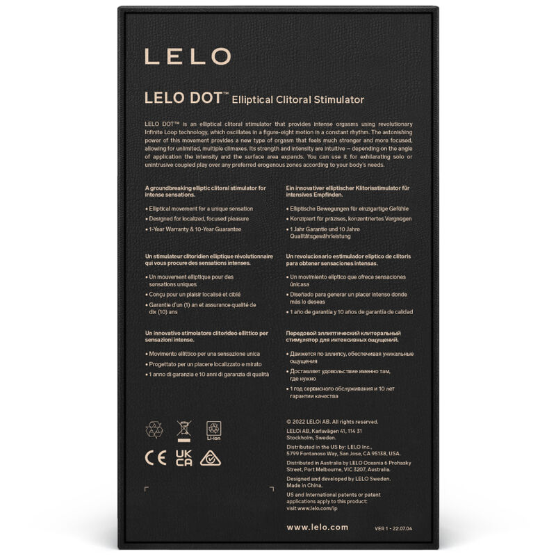 LELO - ESTIMULADOR DE CLITÓRIS DOT - ROSA - Image 3