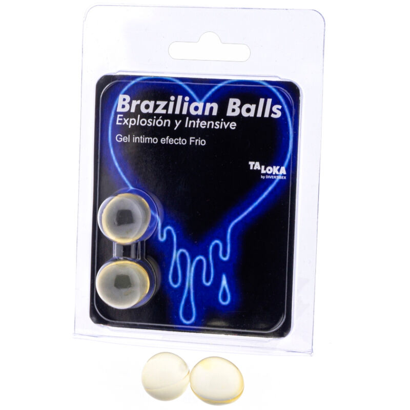 TALOKA - 2 BOLAS BRASILEIRAS GEL EMOCIONANTE EFEITO FRIO E VIBRAO - Image 2