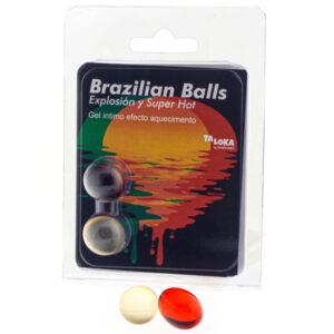 TALOKA – 2 BOLAS BRASILEIRAS GEL EMOCIONANTE SUPER QUENTE EFEITO
