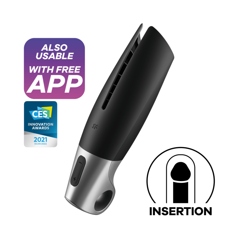 Mercadox SATISFYER - MASTURBADOR POWER PRETO