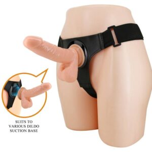 PRETTY LOVE – ARNÊS CUECAS ARNÊS UNIVERSAL COM DILDO TOM 20 CM NATURAL