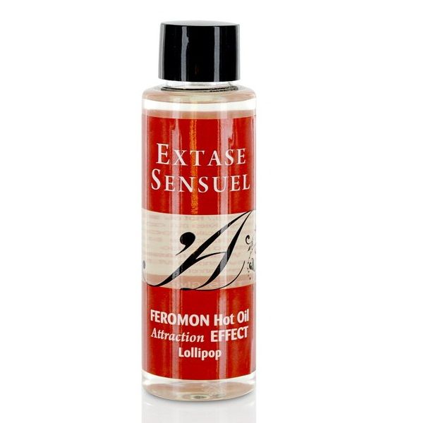 Mercadox EXTASE SENSUAL - ÓLEO DE MASSAGEM DE EFEITO DE CALOR COM FEROMONAS DE PIRULET 100 ML