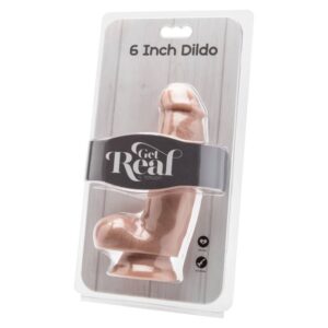 GET REAL – DILDO 12 CM COM BOLAS PELE
