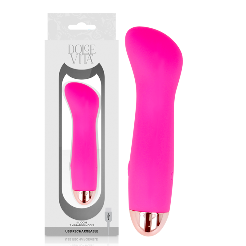 Mercadox DOLCE VITA - VIBRADOR RECARREGÁVEL UM PINK 7 VELOCIDADE