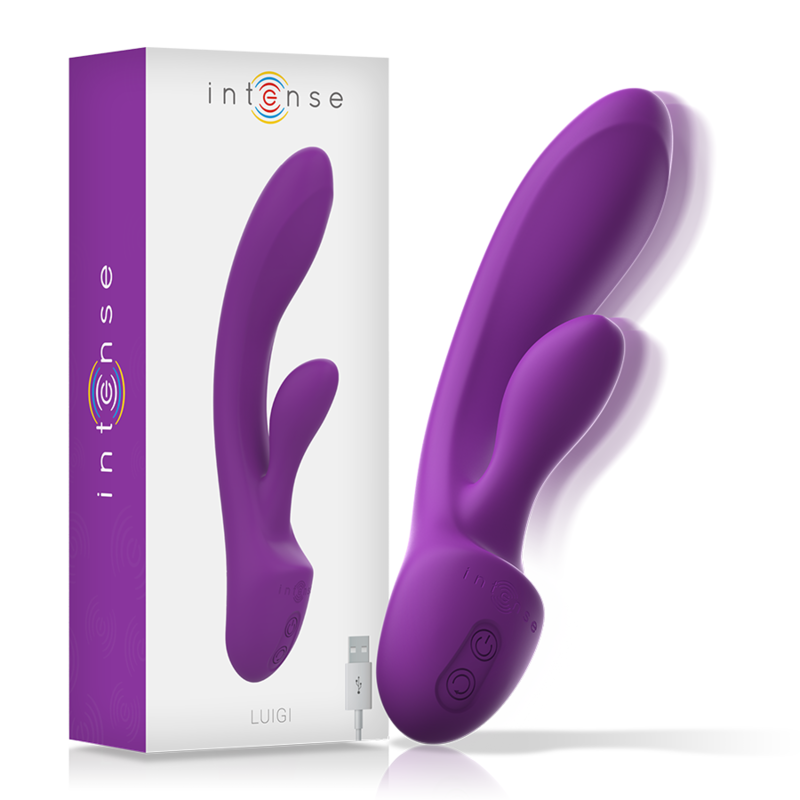 Mercadox INTENSE - VIBRADOR LUIGI COELHO SILICONE LÍQUIDO ROXO