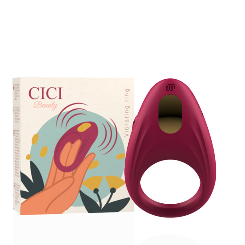 Mercadox CICI BEAUTY - ANEL VIBRANTE DE SILICONE PREMIUM