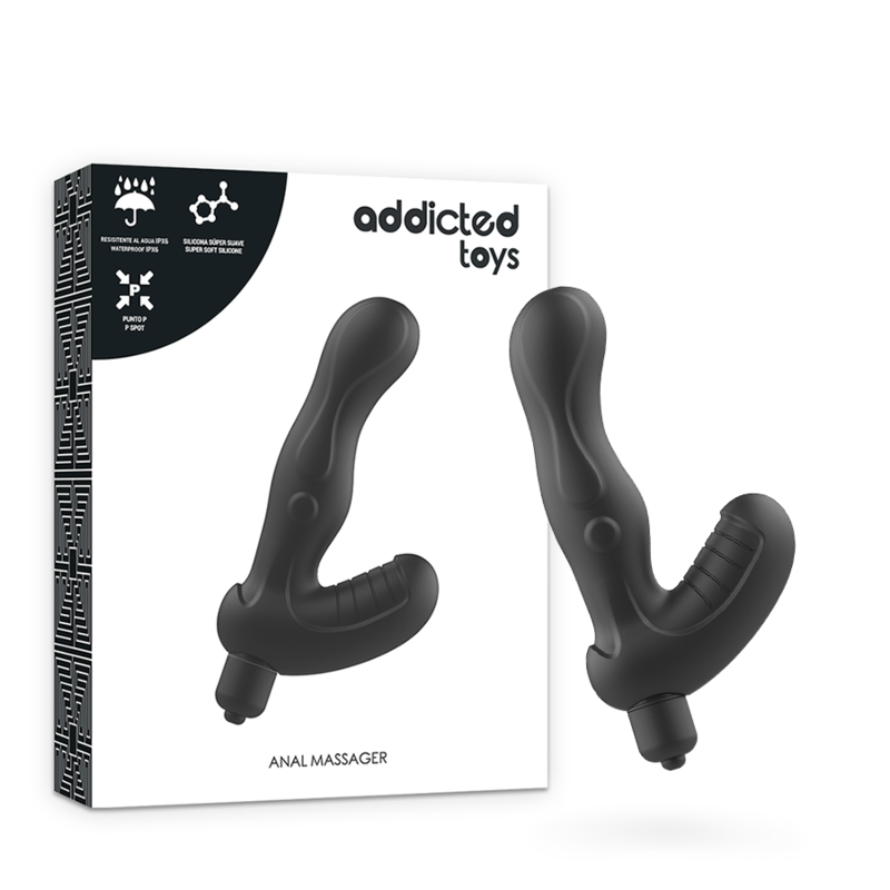Mercadox ADDICTED TOYS - P-SPOT VIBE ESTIMULADOR ANAL DE PRÓSTATA DE SILICONE