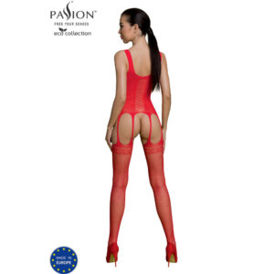 PASSION – COLEO ECO BODYSTOCKING ECO BS007 VERMELHO