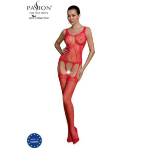 PASSION – COLEO ECO BODYSTOCKING ECO BS007 VERMELHO