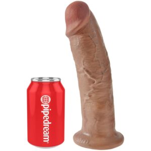 KING COCK – PÊNIS REALÍSTICO 24 CM CARAMELO